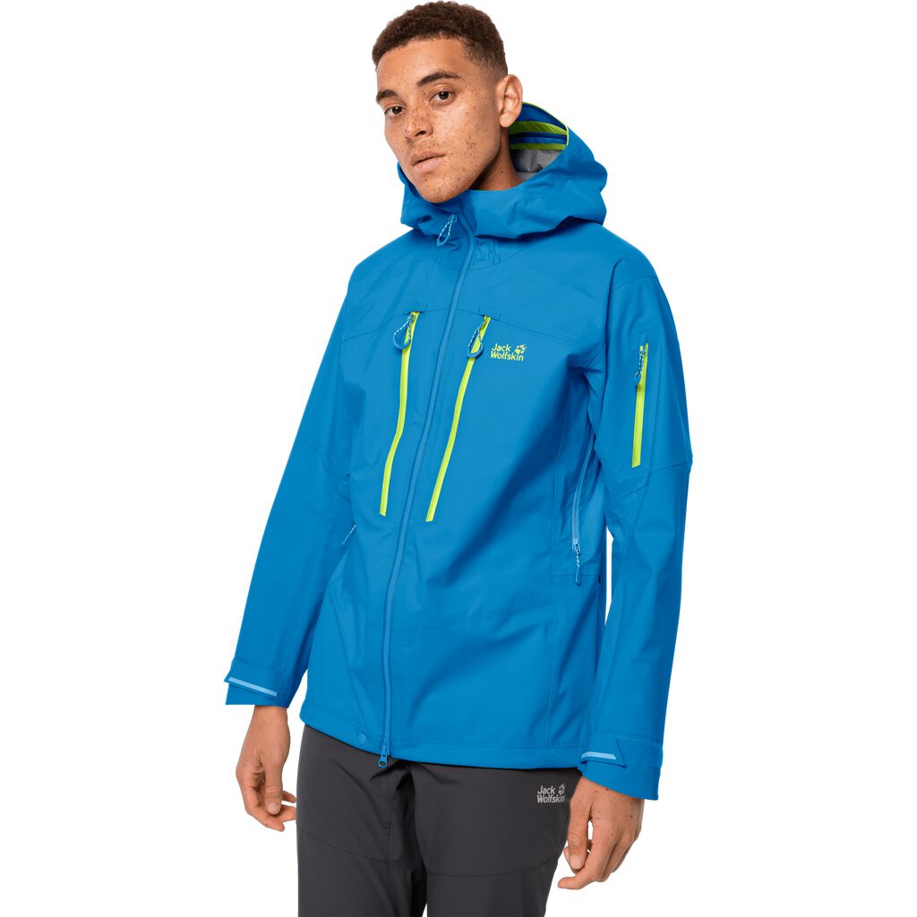 Jack Wolfskin EXOLIGHT PRO Vestes Homme Bleu - BPYIRJD-38